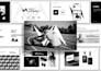 design brand logo, branding kit and brand identity